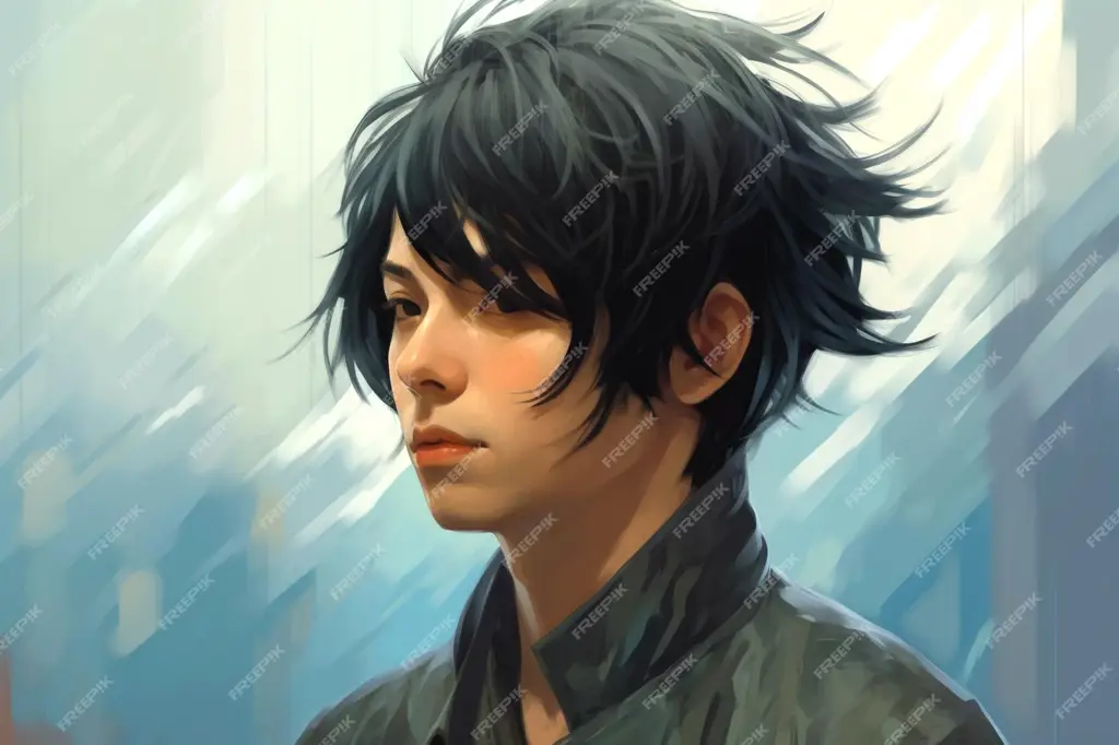 Gaya seni khas Makoto Shinkai. Ilustrasi gaya seni Makoto Shinkai.