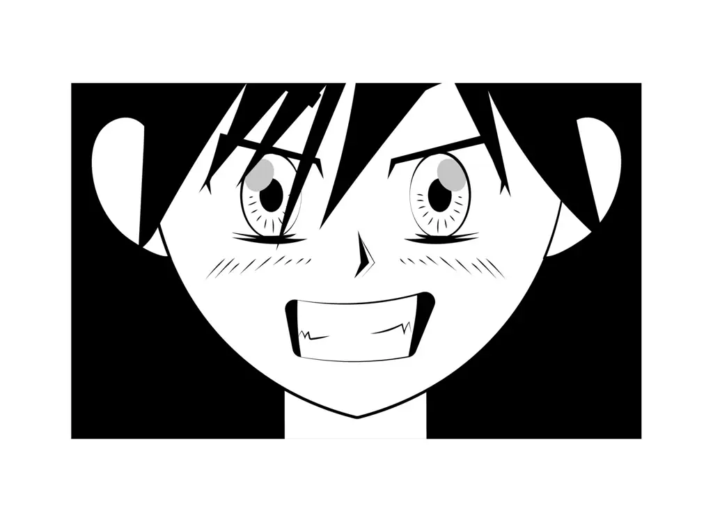 Ekspresi Karakter yang Mendalam Potret karakter anime yang ekspresif