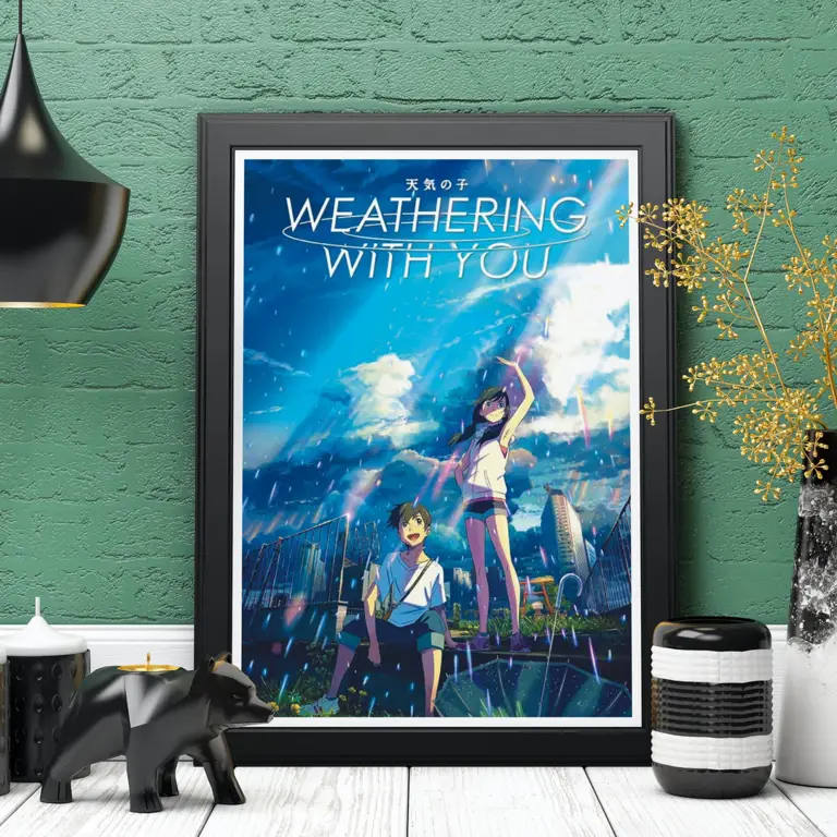 Poster film Weathering With You.