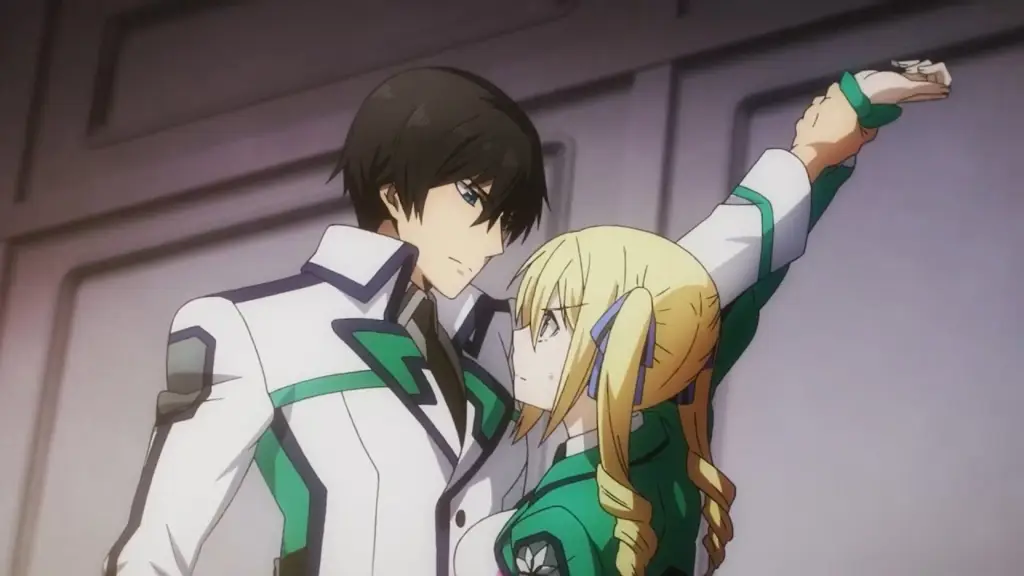 Animasi berkualitas tinggi dan detail dalam Mahouka Koukou no Rettousei Gambar yang menampilkan kualitas animasi yang tinggi dalam anime Mahouka Koukou no Rettousei