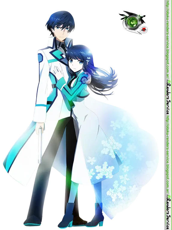 Tatsuya dan Miyuki: Dua Saudara dengan Kekuatan Sihir yang Luar Biasa Gambar Tatsuya dan Miyuki dari Mahouka Koukou no Rettousei
