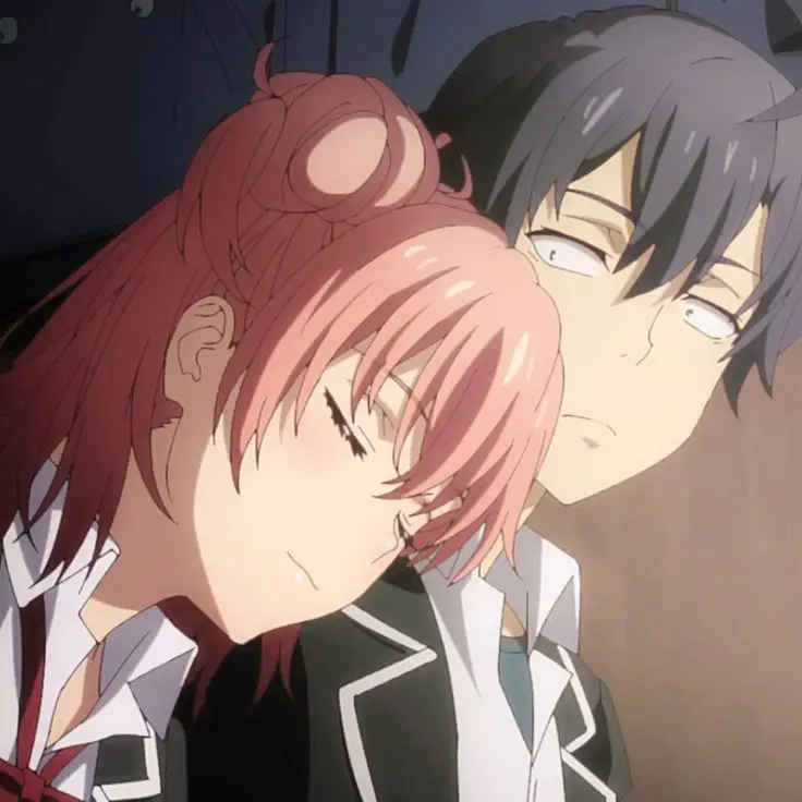 Adegan Romantis Gambar adegan romantis dari anime Mangaka-san to Assistant