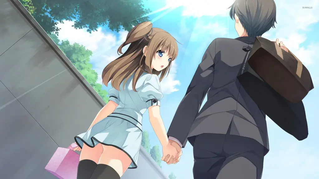 Pasangan Mangaka dan Asisten Gambar pasangan anime yang bahagia