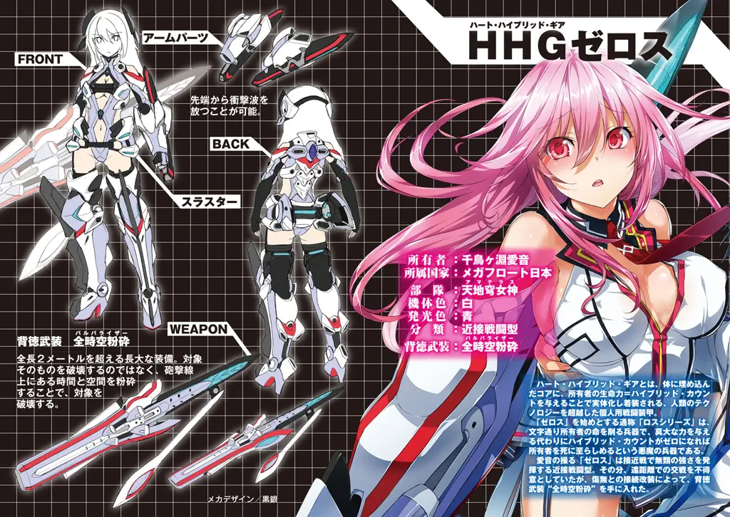 Potret para karakter utama yang menarik Karakter-karakter utama dalam anime Masou Gakuen HxH