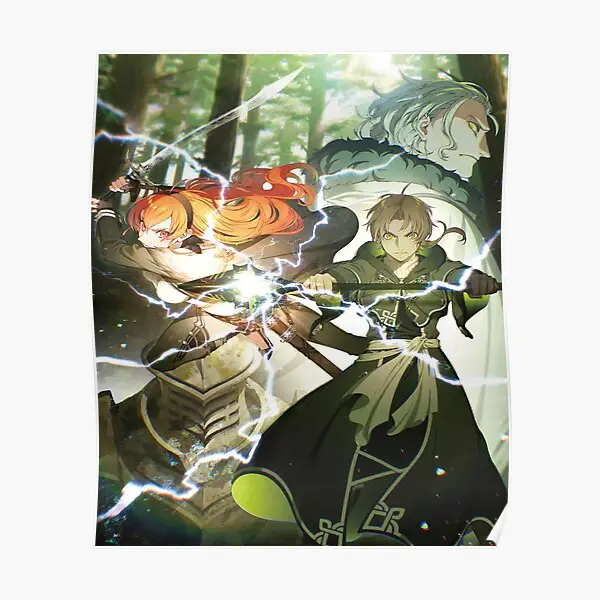 Poster resmi Mushoku Tensei Poster promosi Anime Mushoku Tensei