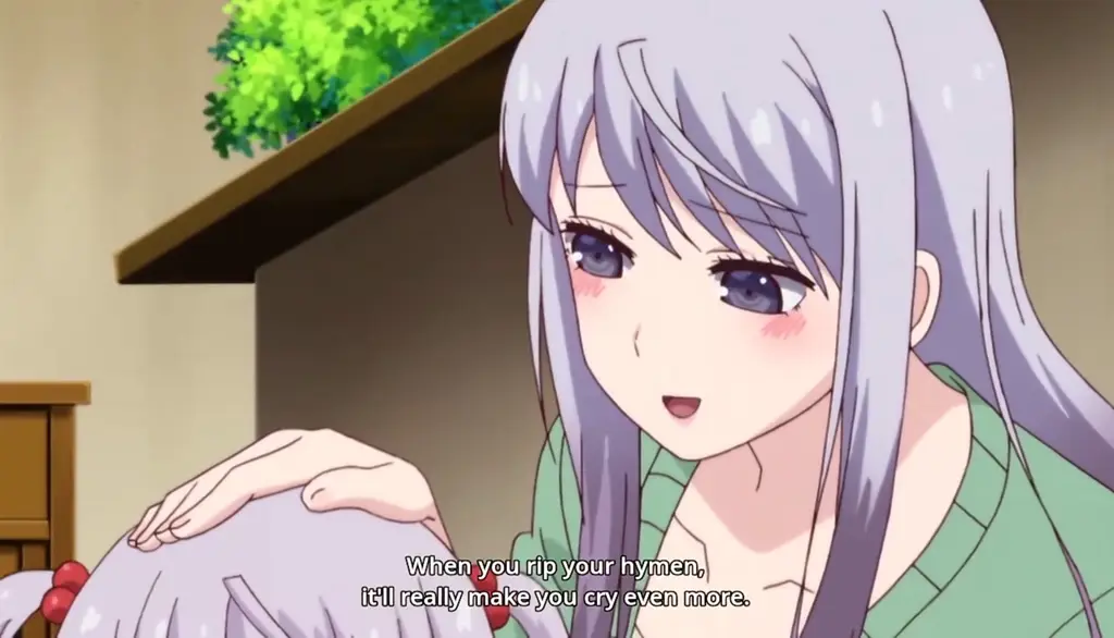 Momen Romantis dari Anime My Girlfriend is Shobitch Gambar adegan anime My Girlfriend is Shobitch