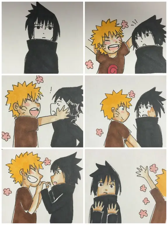 Persahabatan yang Tak Terlupakan Persahabatan Naruto dan Sasuke saat kecil