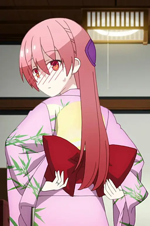 Adegan Romantis dan Lucu Gambar adegan komedi romantis dari anime