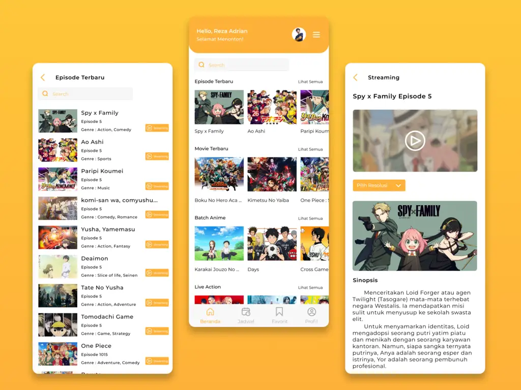 Menikmati Anime di Smartphone Gambar seseorang menonton anime di smartphone