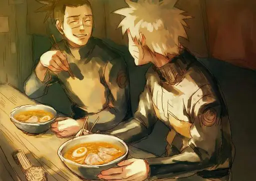 Ikatan Persahabatan Naruto dan Iruka Sensei Naruto dan Iruka Sensei, guru yang selalu mendukungnya