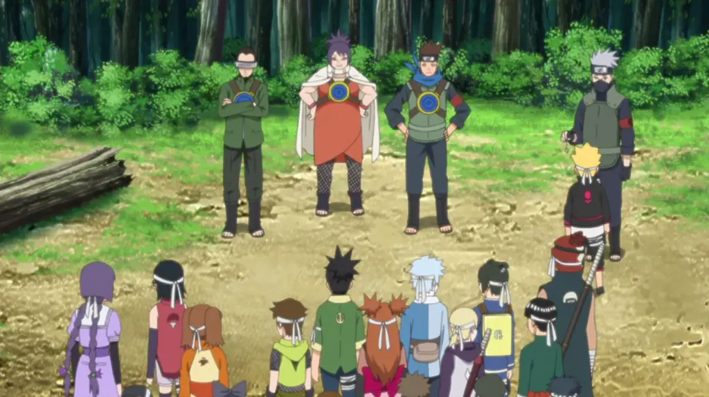 Naruto dan Teman-temannya Lulus Akademi Kelulusan Naruto dari Akademi Ninja