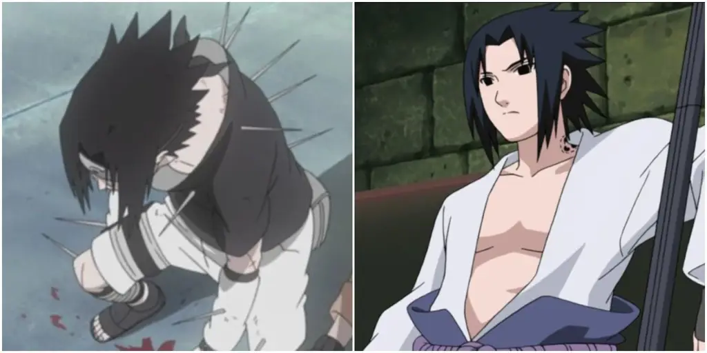 Persahabatan Naruto dan Sasuke Naruto dan Sasuke kecil berlatih bersama