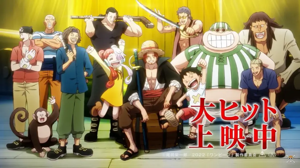 Adegan pertarungan yang menegangkan Adegan aksi dalam One Piece Film: Red