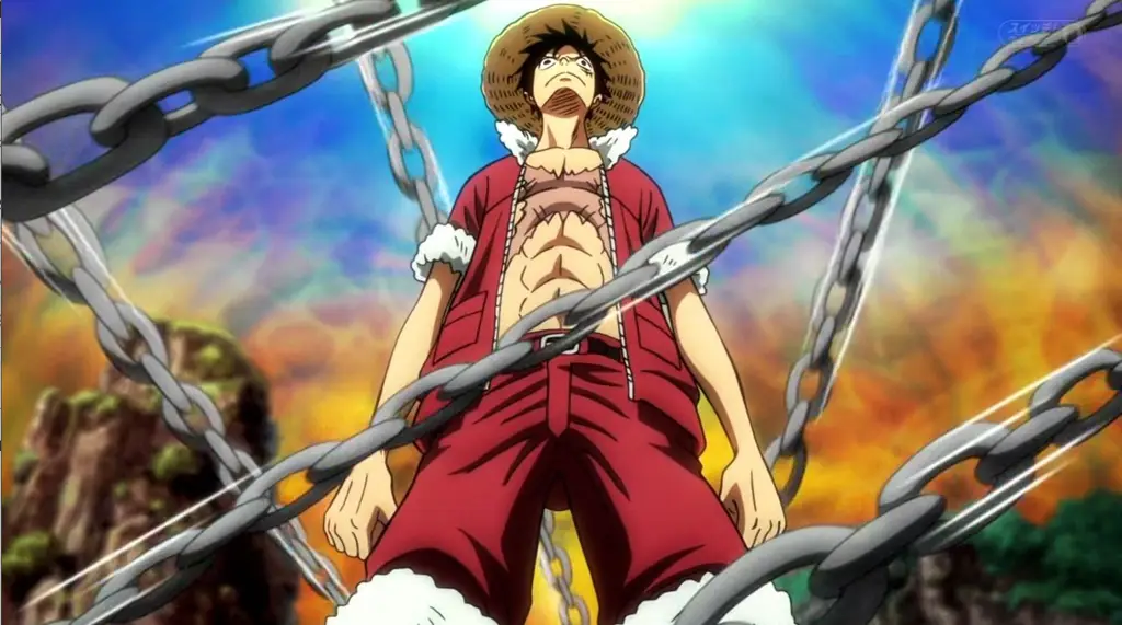 Momen menegangkan dalam One Piece Film: Gold Adegan seru dari film One Piece Film: Gold