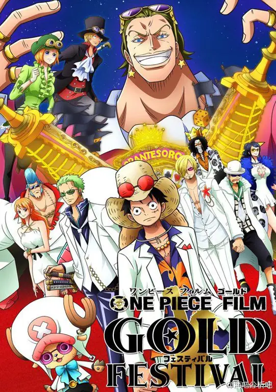 Poster resmi One Piece Film: Gold Poster film One Piece Film: Gold