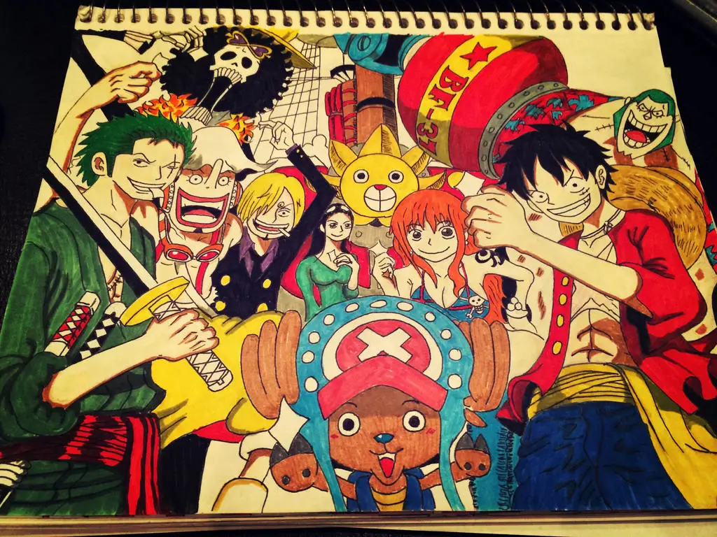 Momen-momen seru dalam film One Piece Luffy dan kru merayakan kemenangan