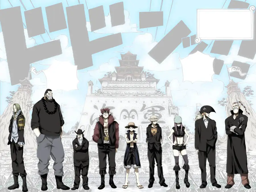 Luffy dan kru Topi Jerami Karakter-karakter utama One Piece
