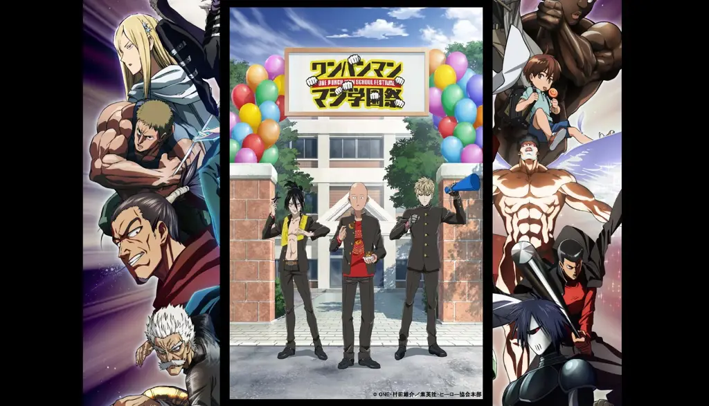 Pahlawan botak yang kuat Gambar Saitama di One Punch Man Season 2