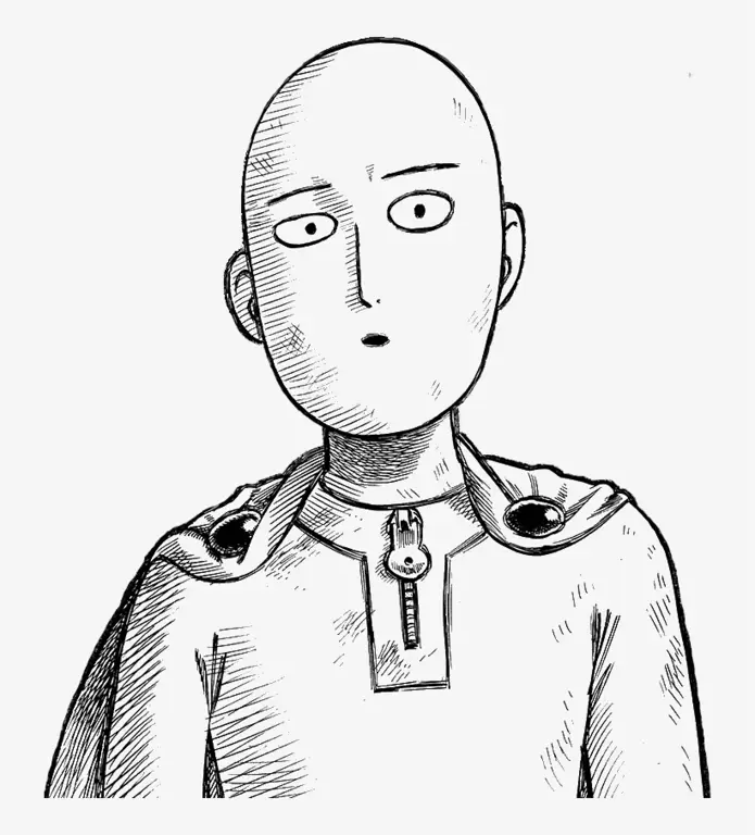 Saitama, Pahlawan Botak yang Kuat Gambar Saitama dari One Punch Man