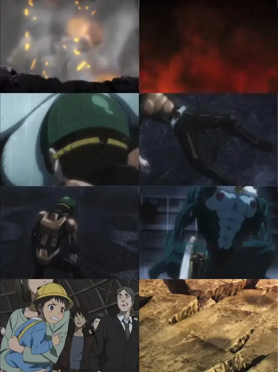 Adegan Aksi Menakjubkan dalam One Punch Man Adegan aksi One Punch Man