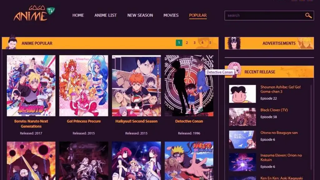 Menikmati anime online Gambar seseorang menonton anime di laptop