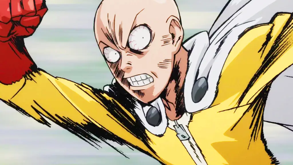 Adegan aksi menegangkan One Punch Man Adegan aksi One Punch Man