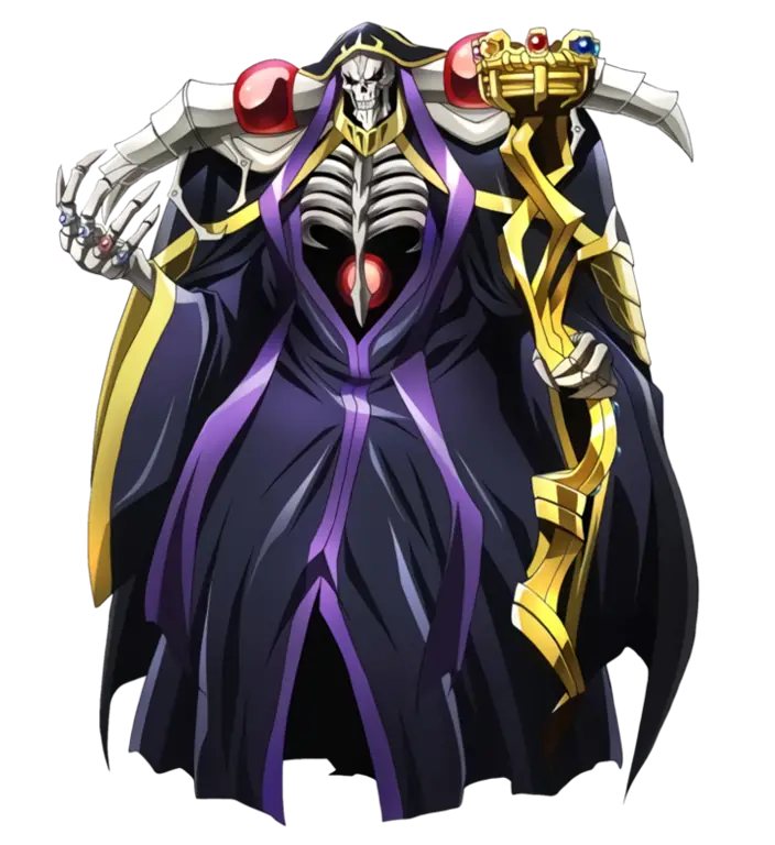 Karakter-karakter pendukung dalam anime Overlord Gambar beberapa karakter dari anime Overlord