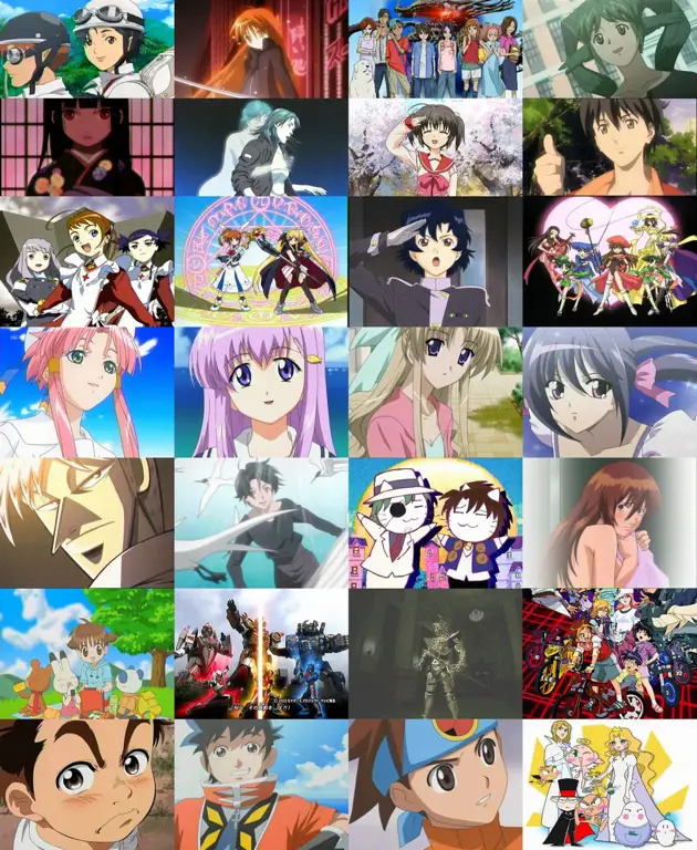 Beragam Genre Anime Gambar yang menampilkan berbagai genre anime