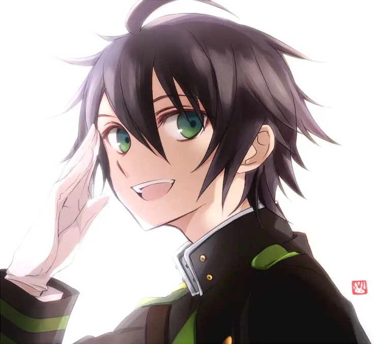 Potret Yuichiro Hyakuya yang kharismatik Yuichiro Hyakuya, karakter utama dalam Owari no Seraph