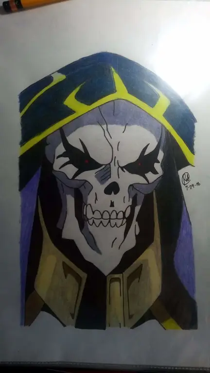 Karakter utama Ainz Ooal Gown Gambar Ainz Ooal Gown dari Overlord
