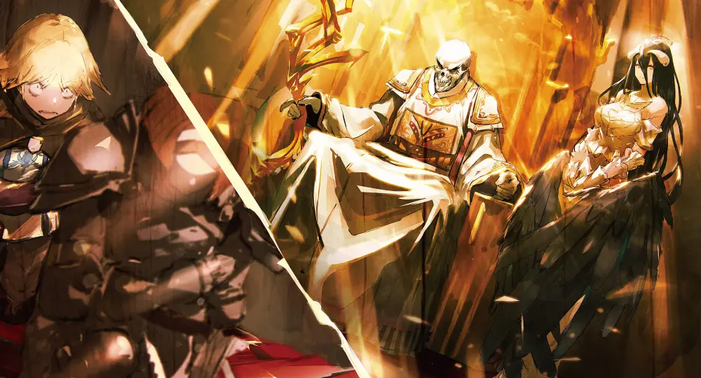 Dunia fantasi yang menakjubkan di Overlord Gambar pemandangan indah dari dunia Overlord