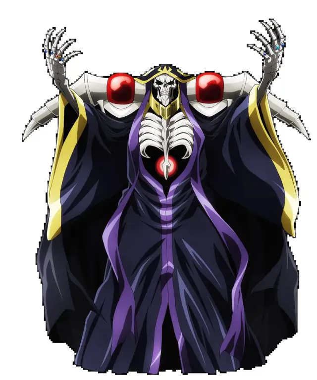 Ainz Ooal Gown, tokoh utama Overlord Gambar Ainz Ooal Gown dari anime Overlord