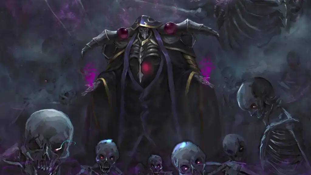 Ainz Ooal Gown, karakter utama Overlord Gambar Ainz Ooal Gown dari anime Overlord