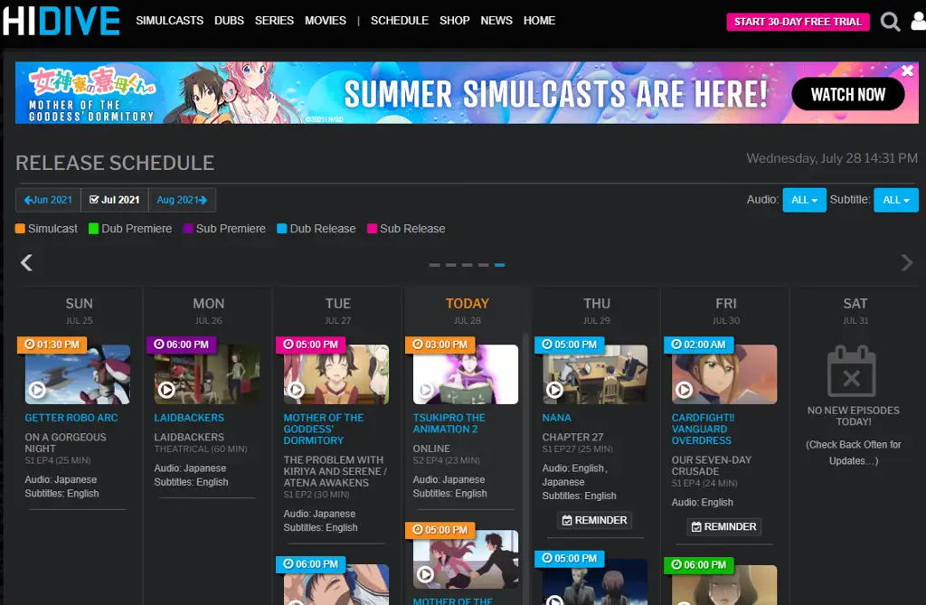 Perbandingan Layanan Streaming Anime Perbandingan layanan streaming anime
