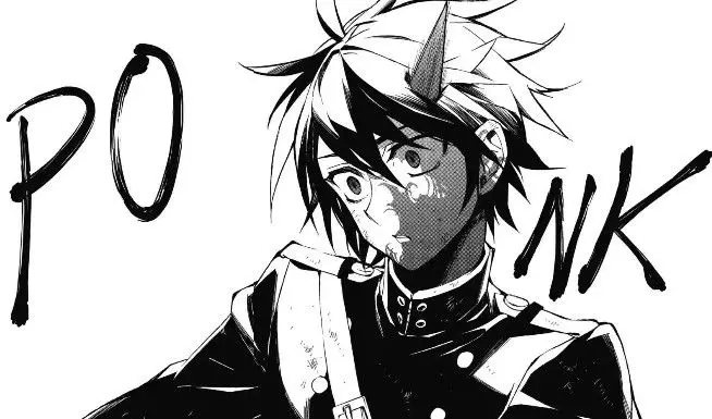 Gambar Yuichiro Hyakuya dengan desain karakter yang sedikit berbeda di season 3 Yuichiro Hyakuya dalam Owari no Seraph season 3