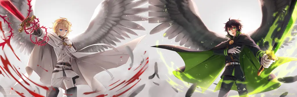 Dunia Owari no Seraph yang Menakjubkan Pemandangan dari dunia Owari no Seraph