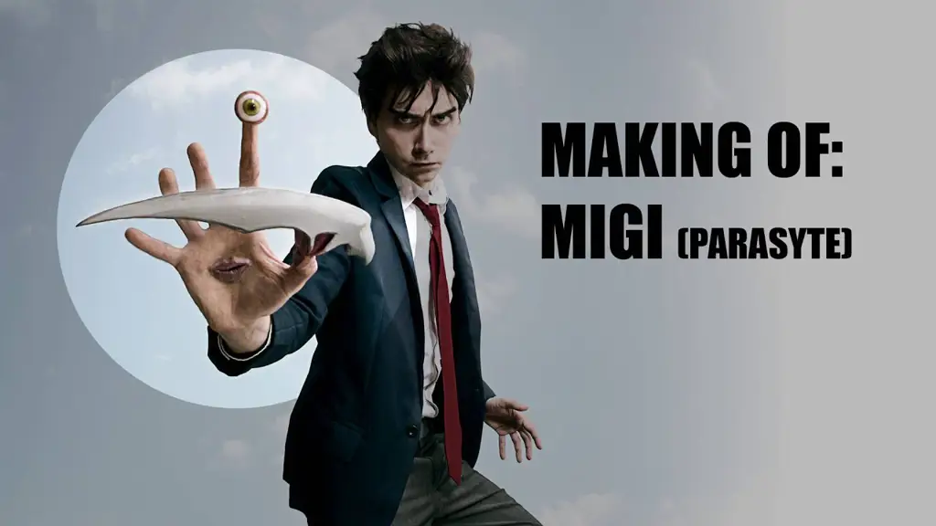 Migi: Parasit yang menjadi teman sekaligus musuh Shinichi Parasit Migi yang menempel di tangan Shinichi