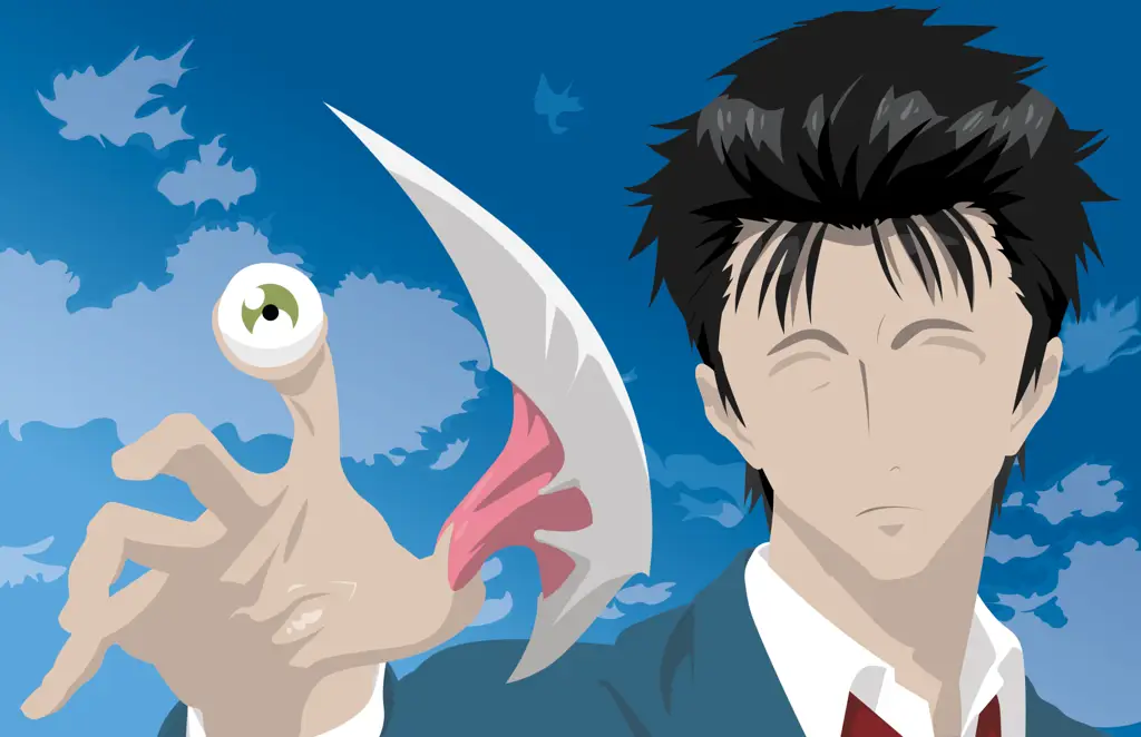 Migi, Parasit Alien Gambar Migi, parasit alien dalam anime Parasyte