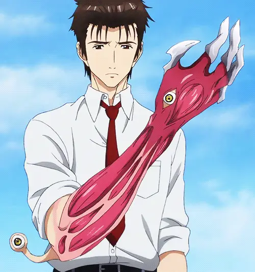 Karakter-karakter dalam Parasyte Gambar para karakter dalam anime Parasyte