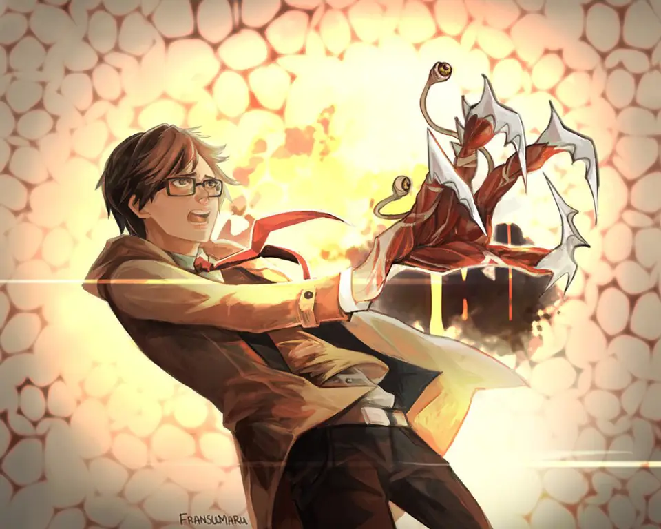 Pertempuran Shinichi melawan parasit Adegan menegangkan dari anime Parasyte