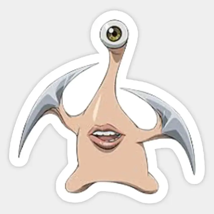 Ilustrasi karakter Migi, parasit yang menjadi teman Shinichi Ilustrasi karakter Migi dari Parasyte