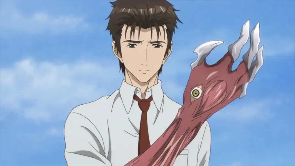 Momen menegangkan dalam anime Parasyte Adegan menegangkan dari anime Parasyte