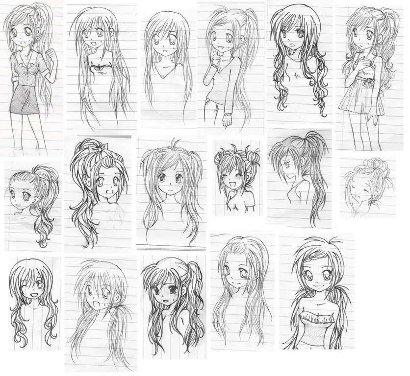Karakter anime perempuan yang menarik Gadis anime yang lucu dan imut