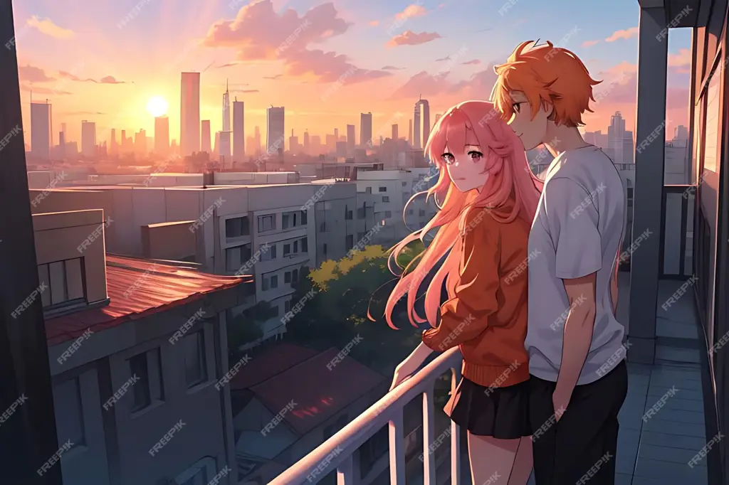 Adegan Romantis Anime Favorit Karakter anime dalam adegan romantis