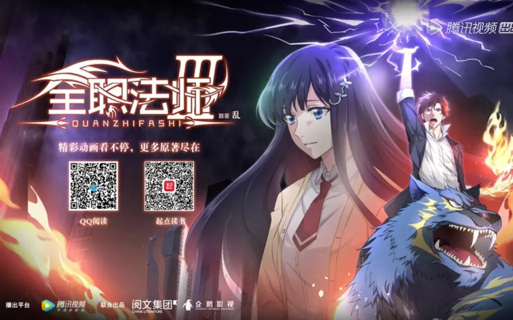 Mantra Sihir Quanzhi Fashi Gambar berbagai mantra sihir dari anime Quanzhi Fashi
