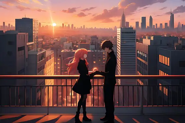 Keindahan Pemandangan Anime Pemandangan romantis dalam anime