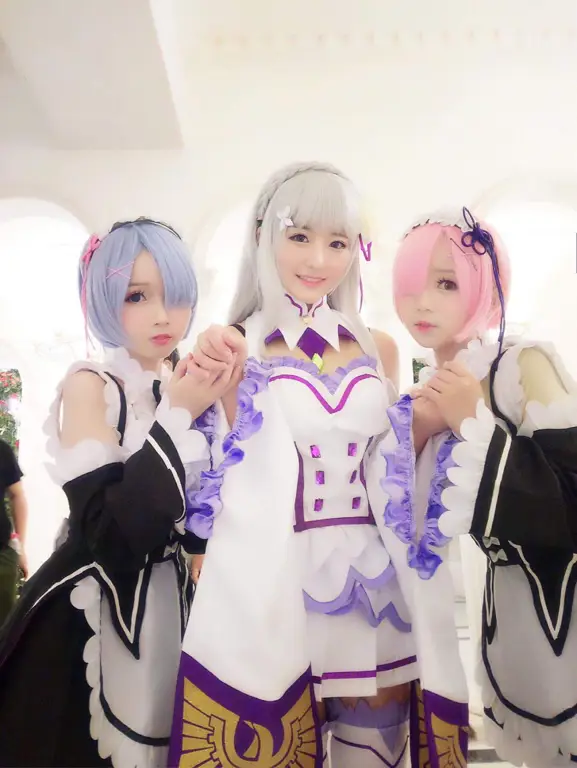 Gambar Rem dan Ram, dua karakter pendukung penting di Re:Zero Rem dan Ram, para demon maid yang setia