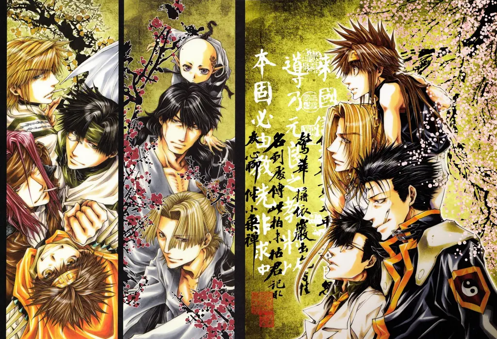 Persahabatan Son Goku dan teman-temannya Kelompok karakter utama Saiyuki