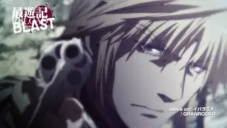 Petualangan seru Sanzo dan kawan-kawan dalam Saiyuki Reload Blast Adegan Anime Saiyuki Reload Blast