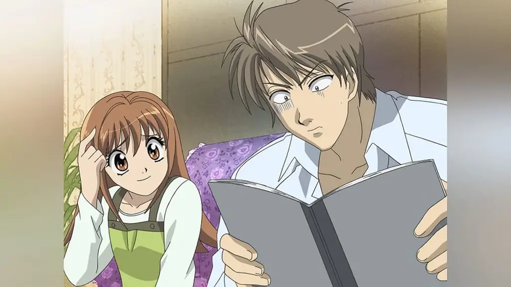 Adegan romantis dalam anime semi Pasangan anime yang sedang bermesraan